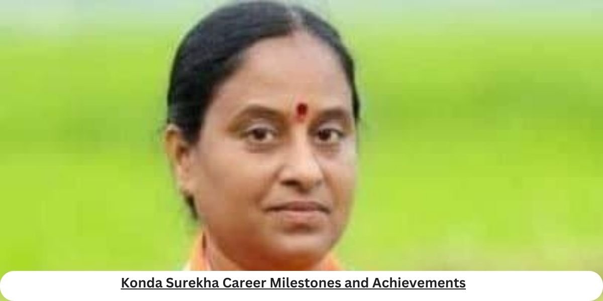  Career milestones and achievements contributing to Konda Surekha net worth in 2024