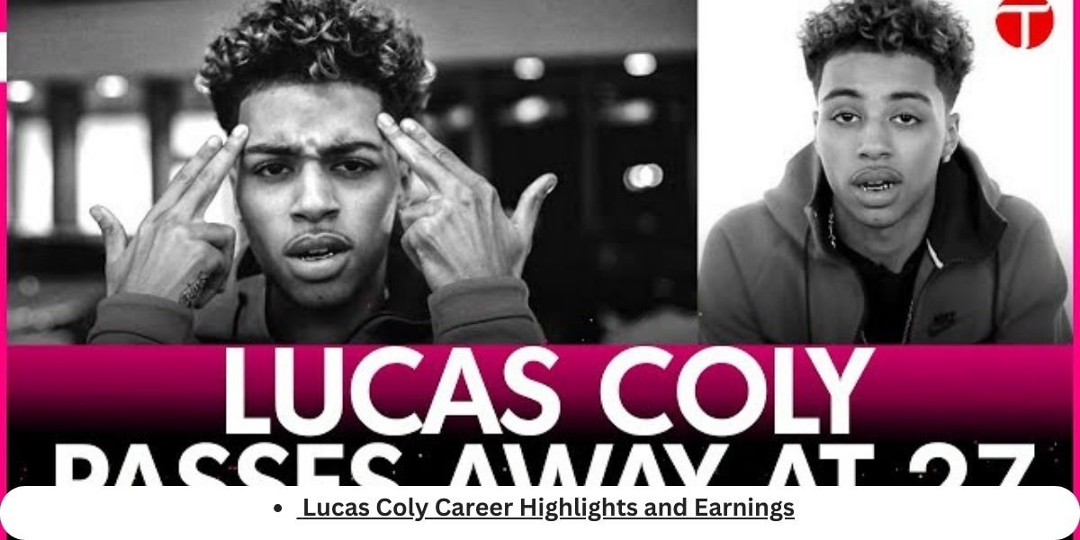  Lucas Coly performing on stage, showcasing his career success.